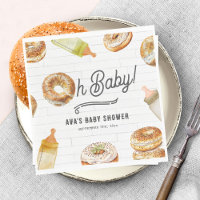 Oh Baby Bottles & Bagels Baby Shower Brunch