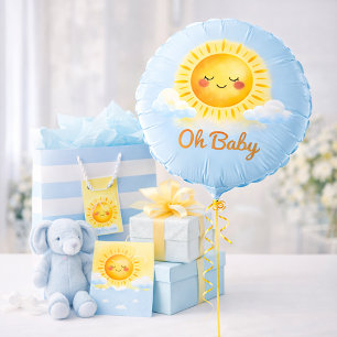 Oh Baby Bright Sunshine Baby Shower Blue Sky Balloon