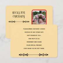 Oh Baby Cat Image Ecru Enclosure Card