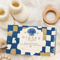 Oh Baby Coastal Seashell Diaper Raffle
