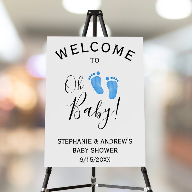 Oh Baby Couples Baby Shower Welcome Sign (Creator Uploaded)