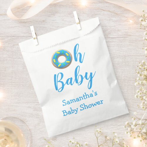 Oh Baby Donut Baby Shower Favor Bag