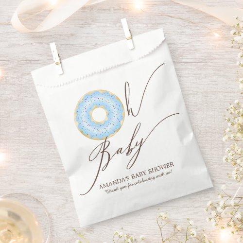 Oh Baby Donut Baby Shower Favor Bags