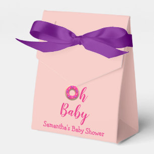 Oh Baby Donut Baby Shower Favor Boxes