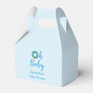 Oh Baby Donut Baby Shower Favor Boxes