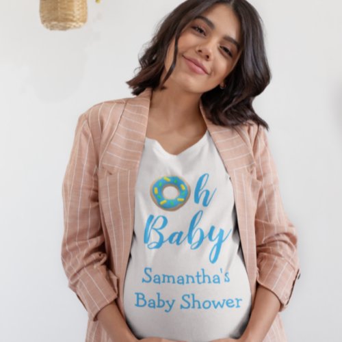 Oh Baby Donut Baby Shower T_Shirt