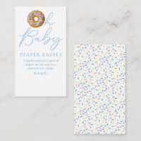 Oh Baby Donut Sprinkle Baby Shower Diaper Raffle E