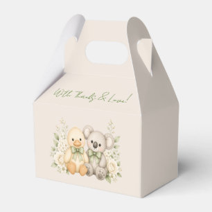 Oh Baby Duck and Koala Baby Shower Favor Boxes