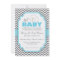 Oh Baby Elephant - Blue & Gray Baby Shower Invite