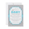 Oh Baby Elephant - Blue & Gray Baby Shower Invite