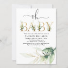 Oh baby gender neutral greenery baby shower