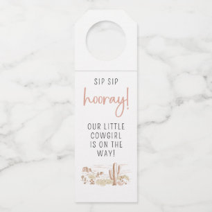 Oh Baby Girl Bottle Hanger Tags