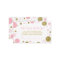 Oh Baby Girl, Diaper Raffle Ticket, Faux Glitter