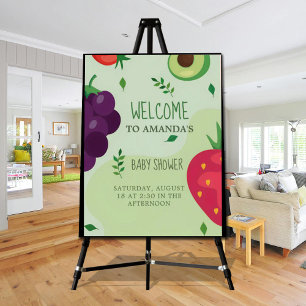 Oh Baby Green Fruit Juice Baby Shower Foam Board