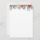 Oh baby it's cold outside holiday gender neutral invitation (Back)