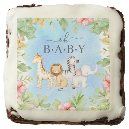 Oh Baby Jungle Baby Shower   Brownie