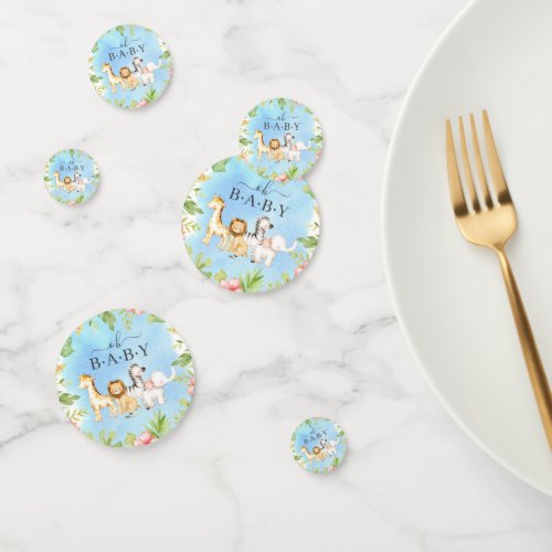 Oh Baby Jungle Baby Shower  Confetti
