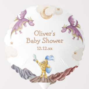 Oh Baby Medieval Fairytale Dragon Boy Baby Shower  Balloon