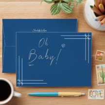 Oh Baby! Minimalist Baby Shower Gender Neutral