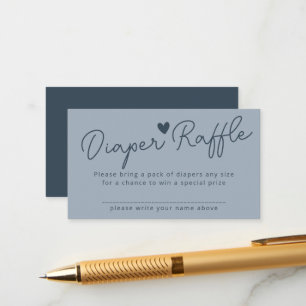 Oh Baby Modern Dusty Blue Boy Books for Baby Enclosure Card