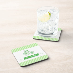 Oh Baby Neutral Baby Shower Coasters (set of 4)