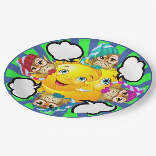 Oh Baby or Slumber Party Party Goods Paper Plate