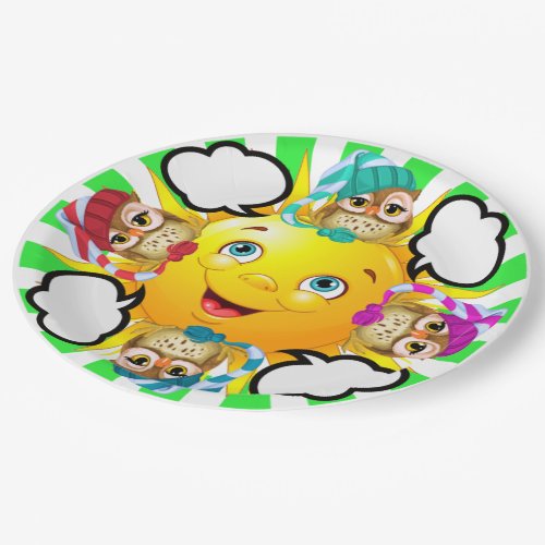 Oh Baby Party Goods Paper Plate