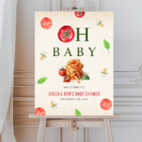 Oh Baby Pasta & Pacifiers Baby Shower Foam Board