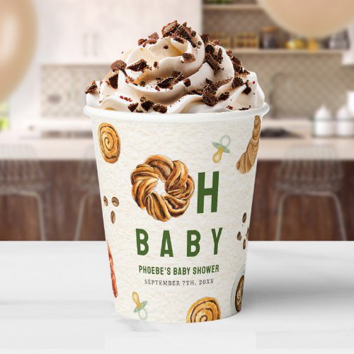 Oh Baby Pastries  Pacifiers Baby Shower Paper Cups