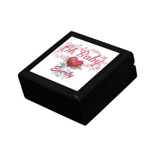 Oh Baby Personalized Pink Girly Girl Keepsake Box