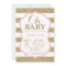 Oh Baby Pink and Gold Baby Shower Invitation