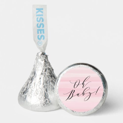 Oh Baby Pink Baby Shower Hersheys Kisses