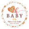 Oh Baby Pizza Baby Shower Favor Stickers 