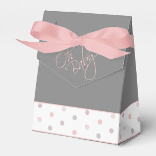 Oh Baby Posh Baby Shower for Girl Favor Boxes