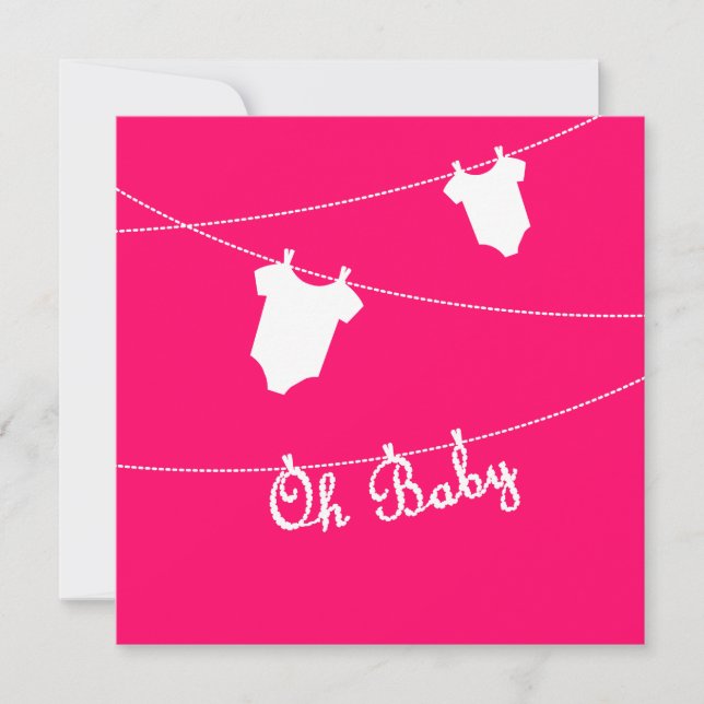 Oh Baby Pregnancy Announcement (Front)