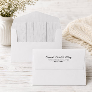 Oh Baby-Q Baby Shower Rustic BBQ Envelope