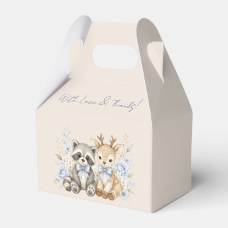Oh Baby Raccoon and Deer Baby Shower Favor Boxes