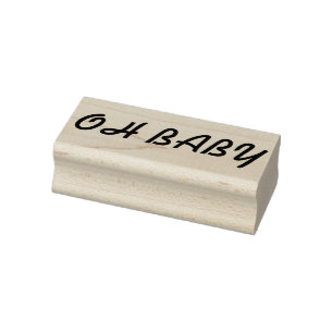 Oh baby rubber stamp, oh baby stamp, cardmaking rubber stamp