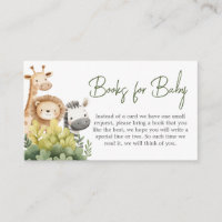 Oh Baby Safari Animals Baby Shower Books for Baby
