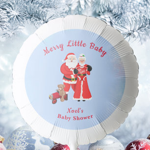 Oh Baby Santa & Mrs. Claus Baby Shower Balloon