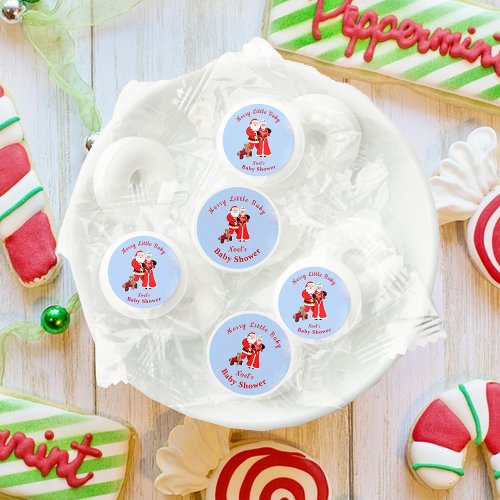 Oh Baby Santa  Mrs Claus Baby Shower Life Saver Mints