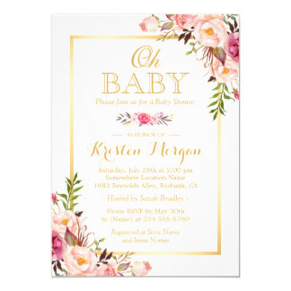 chic baby shower invitations & announcements | zazzle chic baby shower invitations & announcements | zazzle, Baby shower invitations
