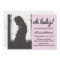 Oh Baby Simple Pink Baby Shower Photo Chevron