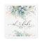 Oh Baby Succulents Greenery Baby Shower Napkins