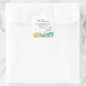 Oh, Baby, the Places You'll Go! Address Square Sti Square Sticker (Bag)