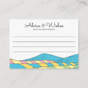 Oh, Baby, the Places You'll Go Advice Enclosure Card