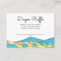 Oh, Baby, the Places You'll Go Baby Diaper Raffle