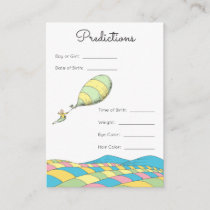 Oh, Baby, the Places You'll Go Baby Predictions Enclosure Card