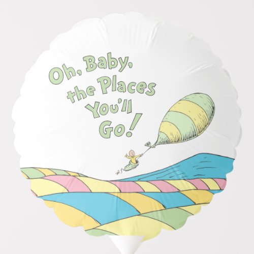 Oh Baby the Places Youll Go Baby Shower Balloon
