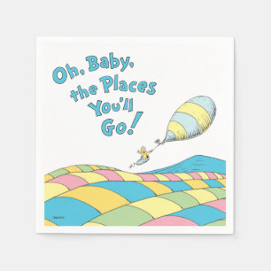 Oh, Baby, the Places You'll Go Baby Shower Napkins